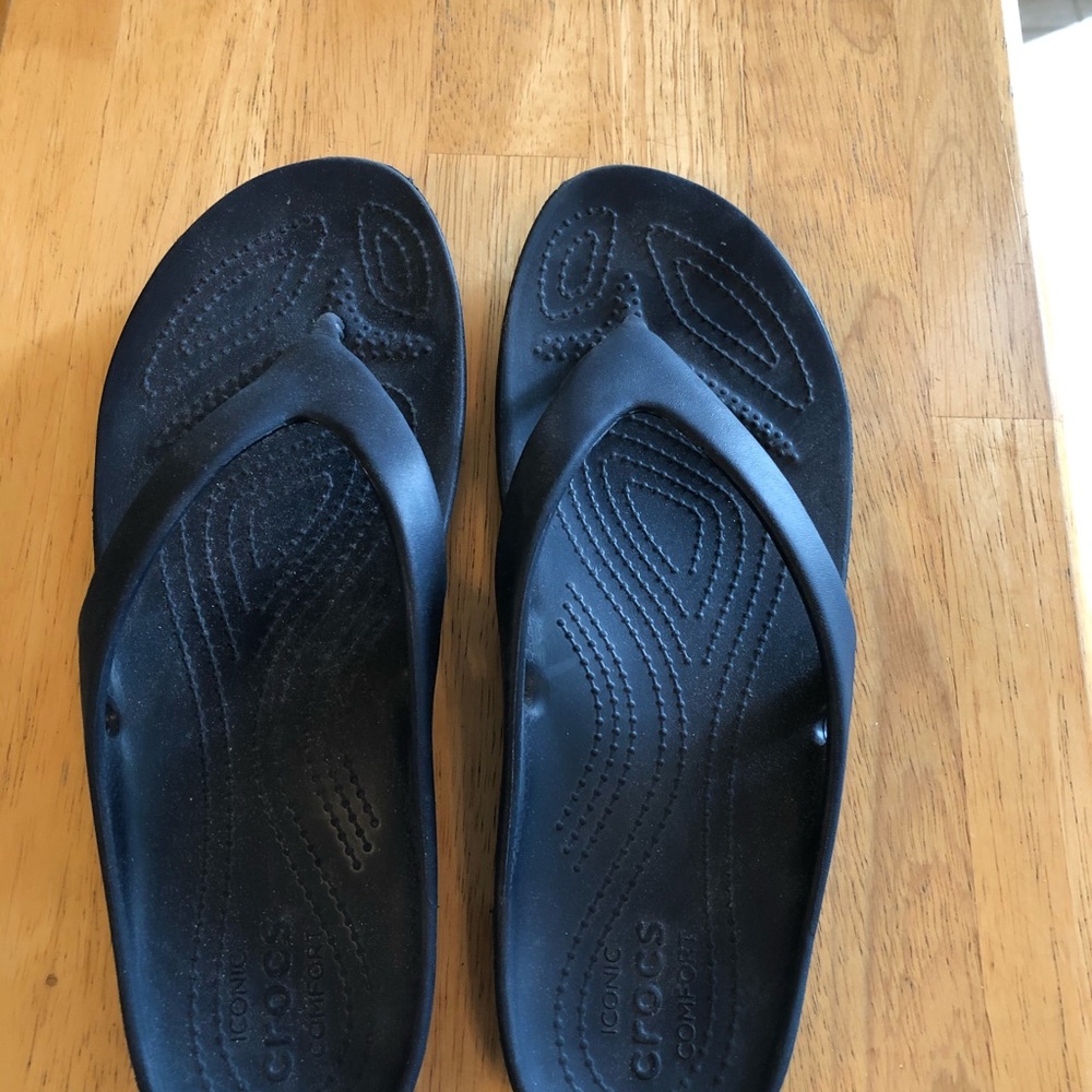 Crocs flip flops